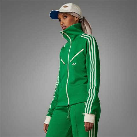 adidas jacke grün 70s|Green .